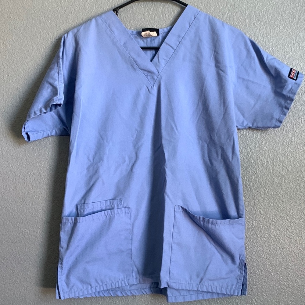 Blue Scrub Top